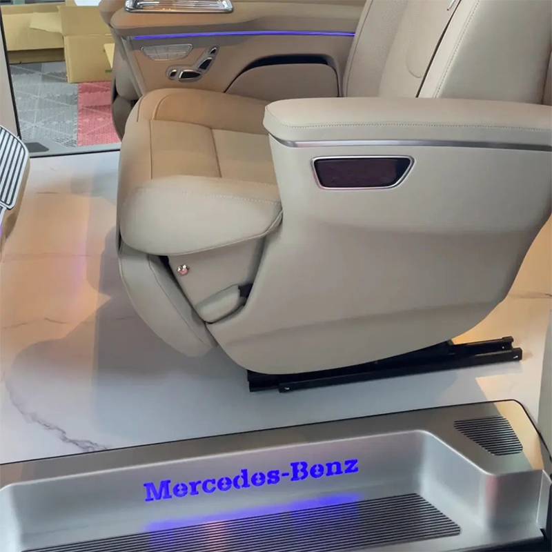 Mercedes-Benz V260, V260L, V300 Vito uçak sınıfı alüminyum zemin modifikasyonu/yükseltmesi